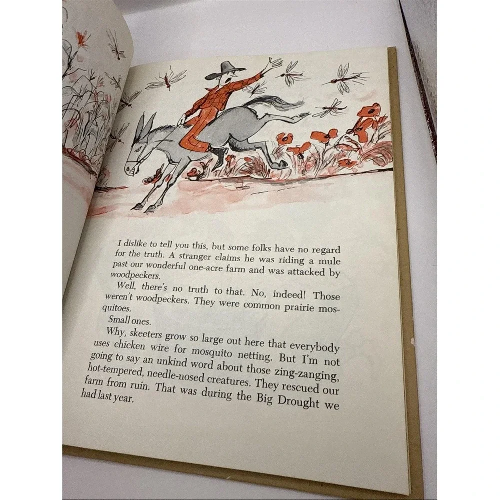 McBroom‎ The Rainmaker Sid Fleischman Vintage Hardcover Illustrated